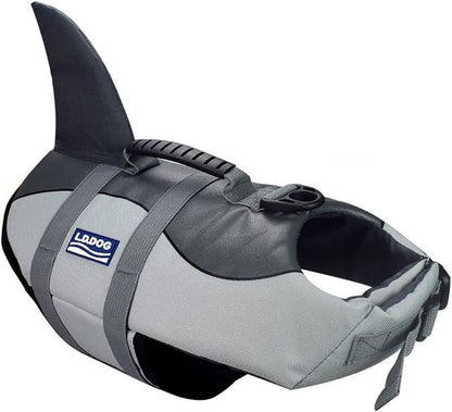 Adjustable Dog Life Jacket for Swimming - Quick-Drying,Dog Saver Vest with Safety Handle