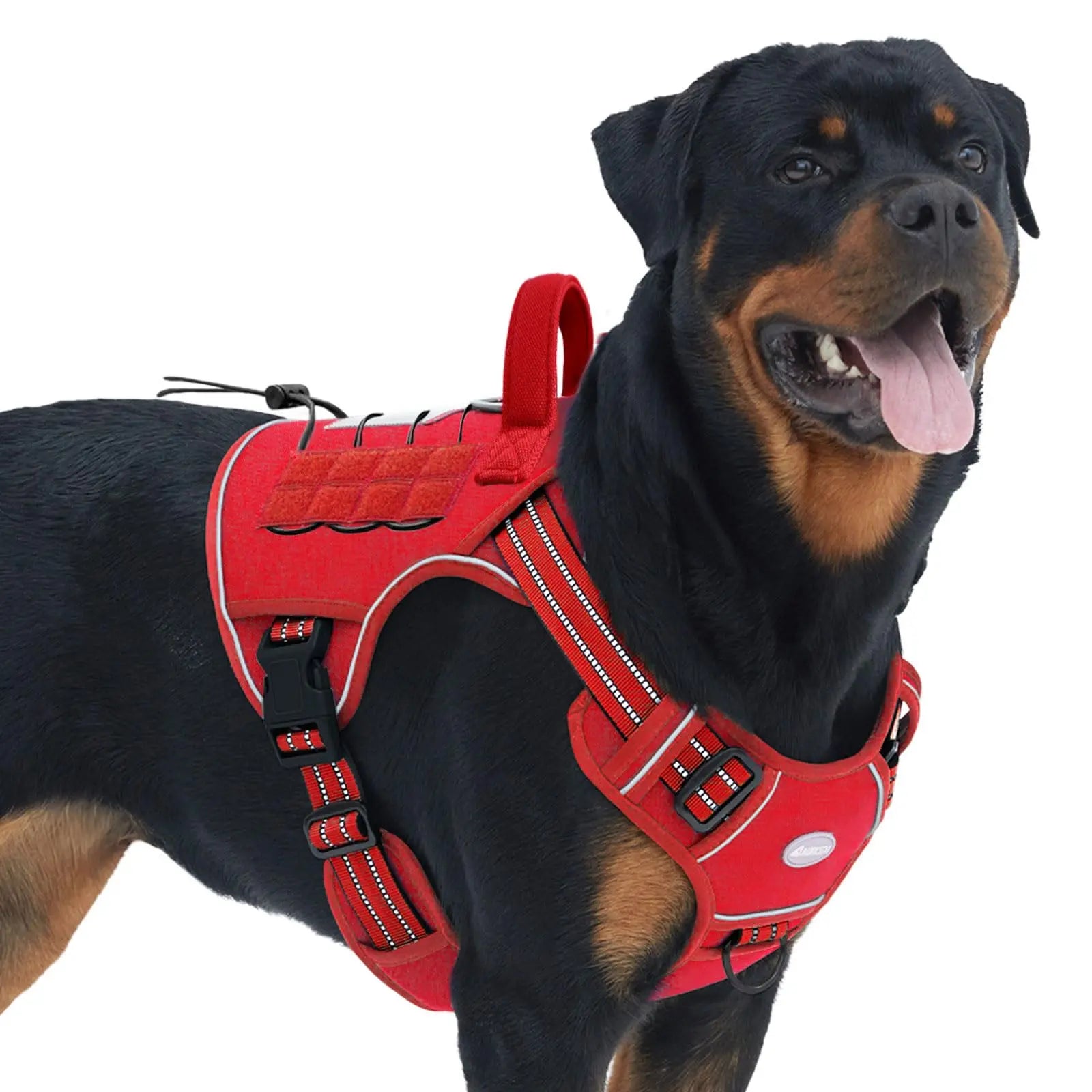 【#Dealsforyoudays】Auroth Tactical Dog Harness – Universal Harness, Walking Harness & Safety Harnesses for Small to Large Dogs, Durable Reflective, Easy to Control, No Pull Adjustable Pet Harness, Pet Supplies