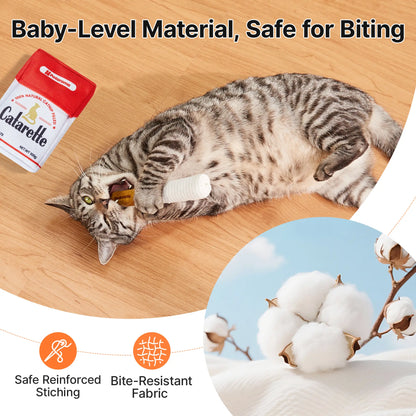 Potaroma Natural Silvervine Cat Toys – Interactive Chew Kicker for Indoor Cats and Kittens – Boredom and Stress Relief Solutions
