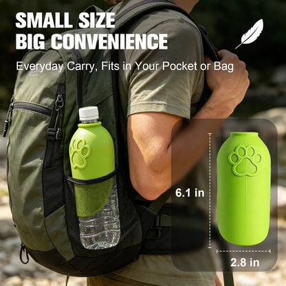 Portable Dog Water Bottle - Foldable Pet Water Dispenser for Travel, Hiking, and Outdoor Activities