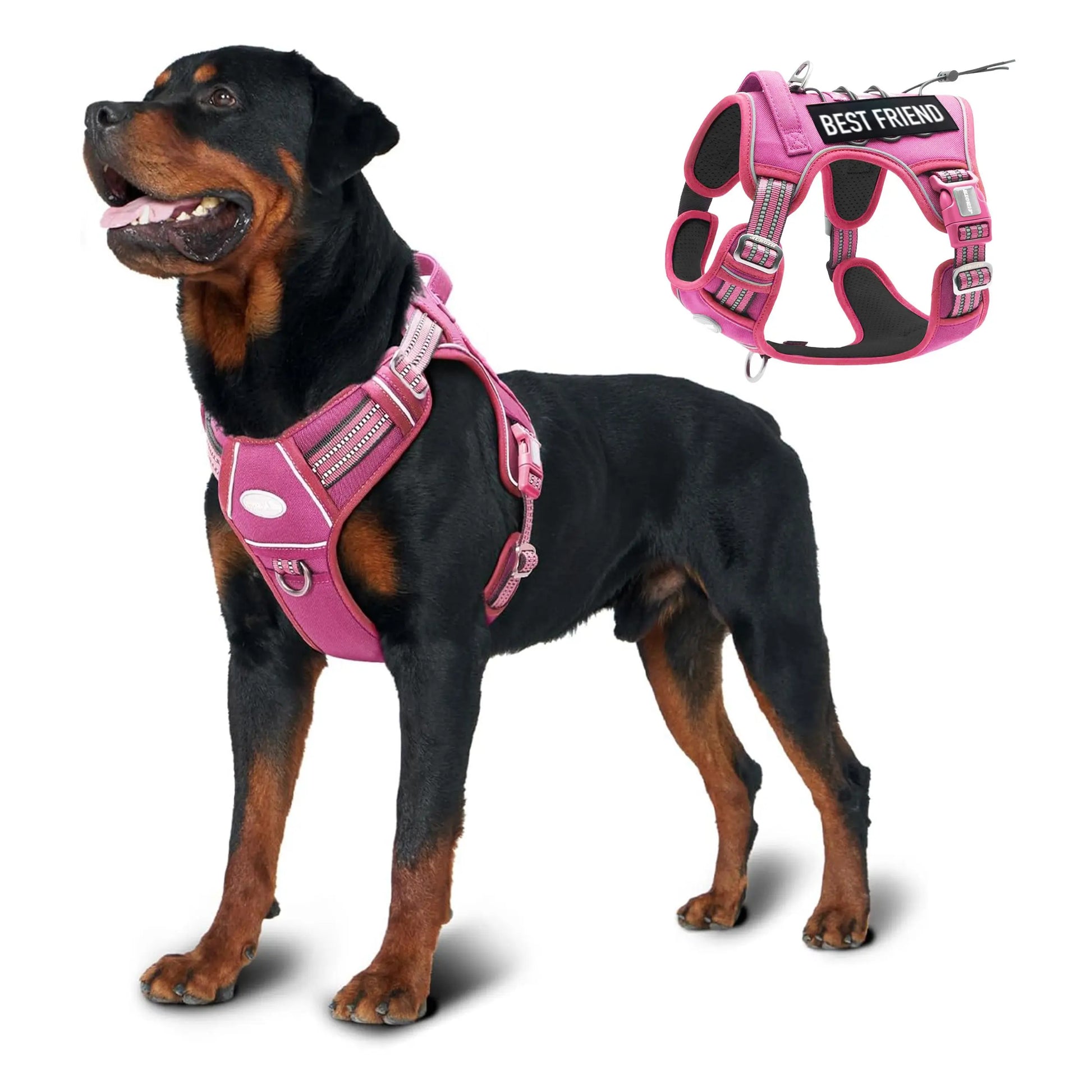 【#Dealsforyoudays】Auroth Tactical Dog Harness – Universal Harness, Walking Harness & Safety Harnesses for Small to Large Dogs, Durable Reflective, Easy to Control, No Pull Adjustable Pet Harness, Pet Supplies