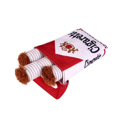 Premium Pet Interactive Sound and Scent Toy Cigar Box with Three Sound Cigar Toys, Versatile Play Options, and Concealed Treats for Active Dogs